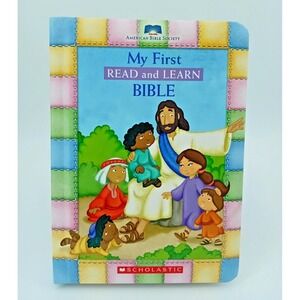 My First Read and Learn Bible – Children's Board Book 2006 – Scholastic – VG